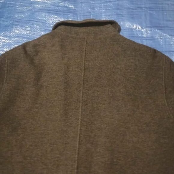 Eddie Bauer Wool Cashmere Blend Business Casual Coat Men's Large Gray - Picture 10 of 10